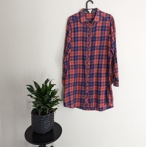 NWT Toad & Co Duniway Plaid Shirt Dress
